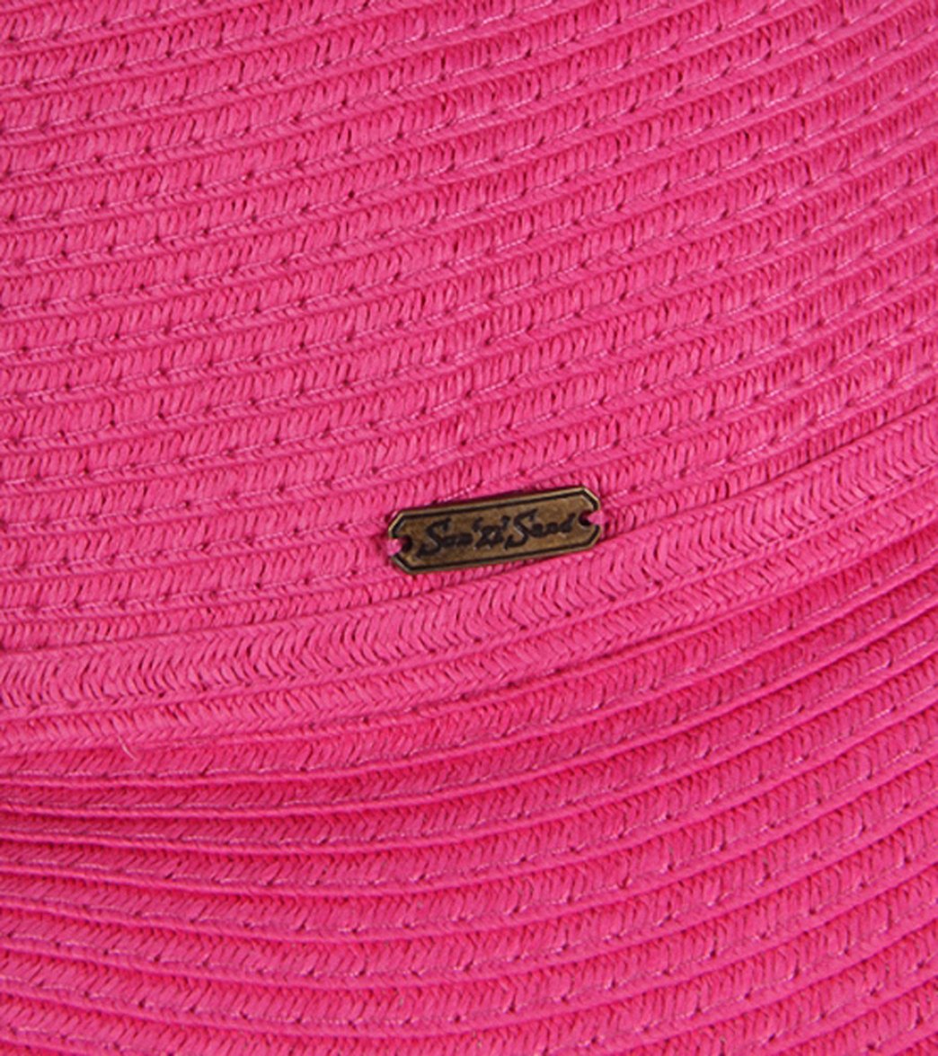 Sun N Sand Shoreline Hues Large Brim Straw Hat