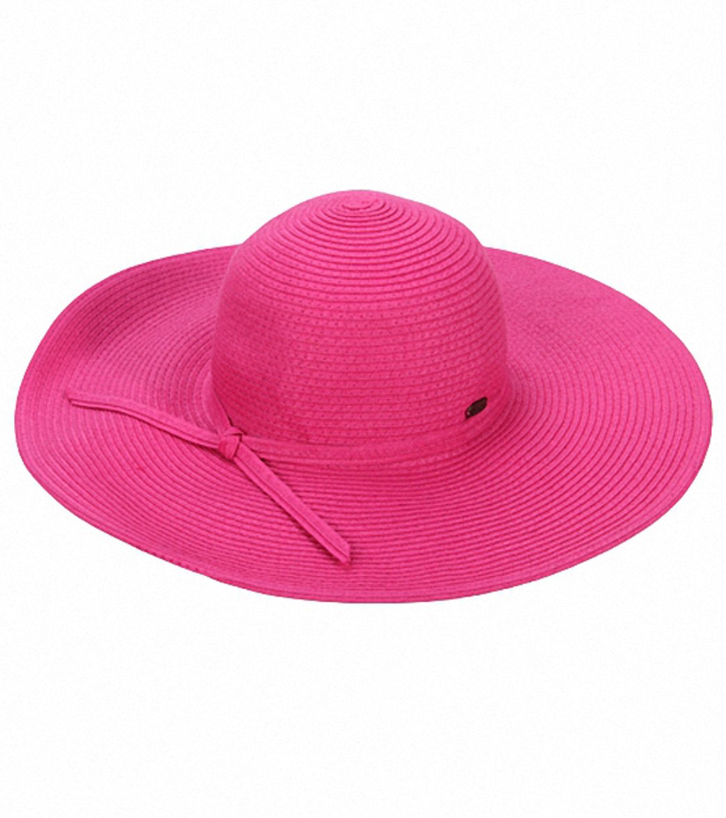 Sun N Sand Shoreline Hues Large Brim Straw Hat