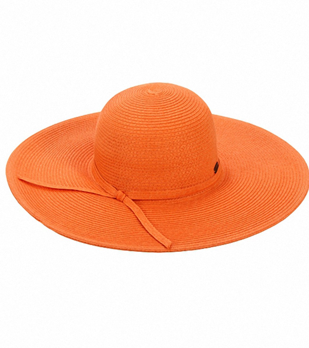 Sun N Sand Shoreline Hues Large Brim Straw Hat