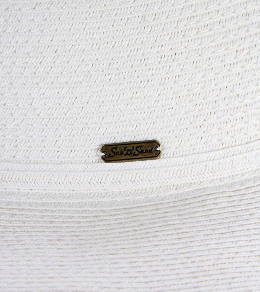 Sun N Sand Shoreline Hues Large Brim Straw Hat