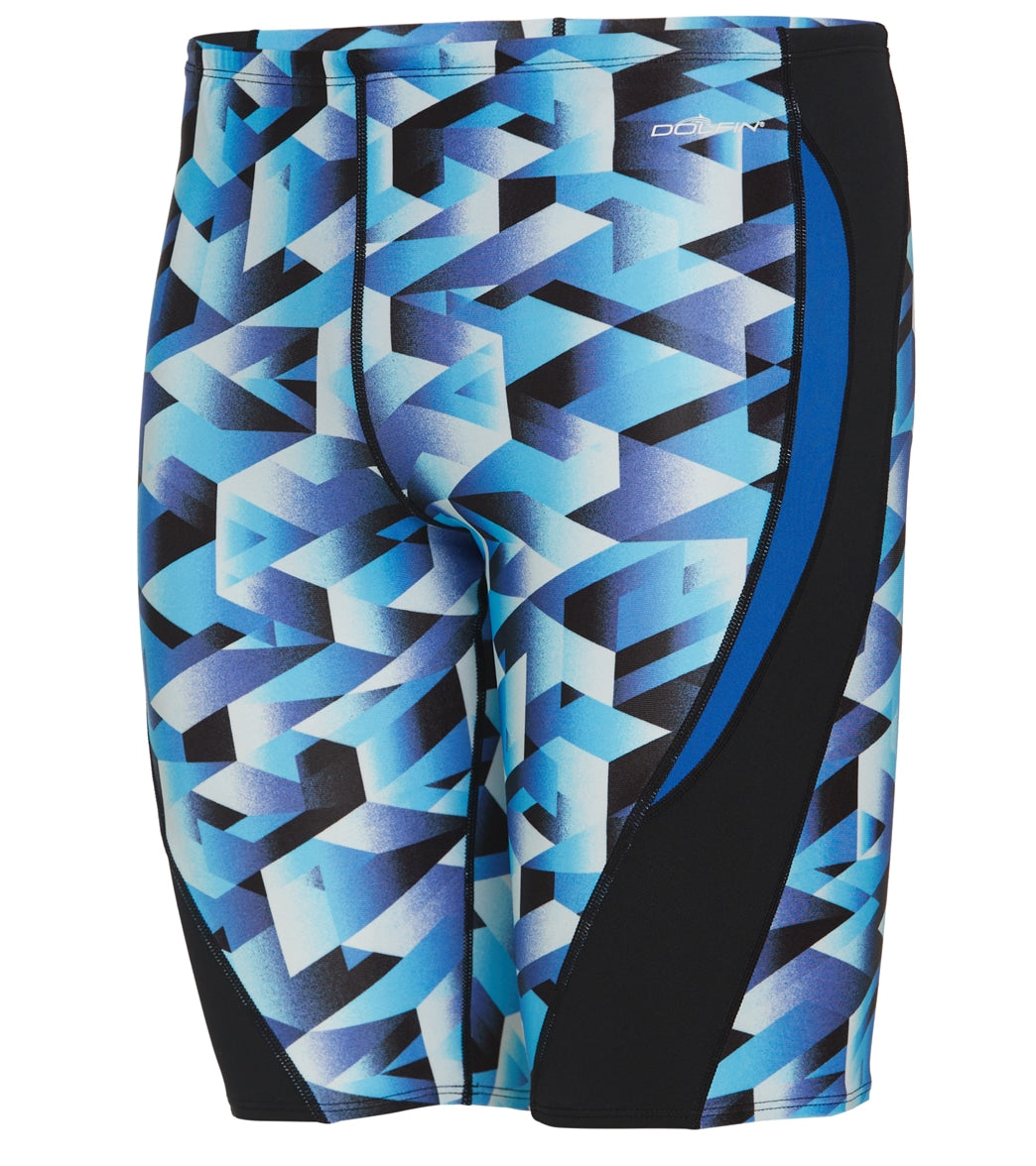 Dolfin Men's Reliance Molten Print Spliced Jammer Swimsuit