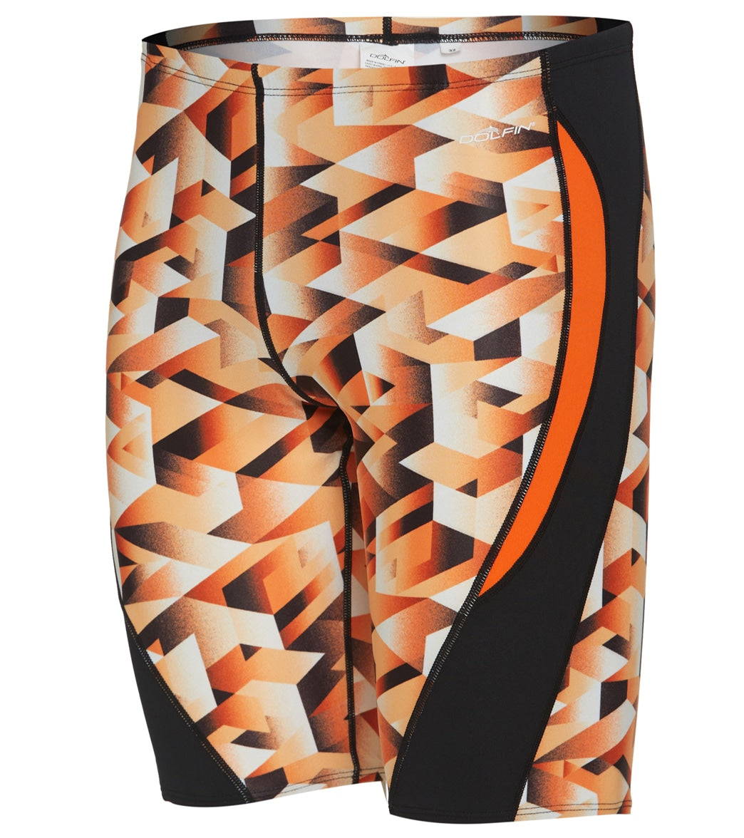 Dolfin Men's Reliance Molten Print Spliced Jammer Swimsuit