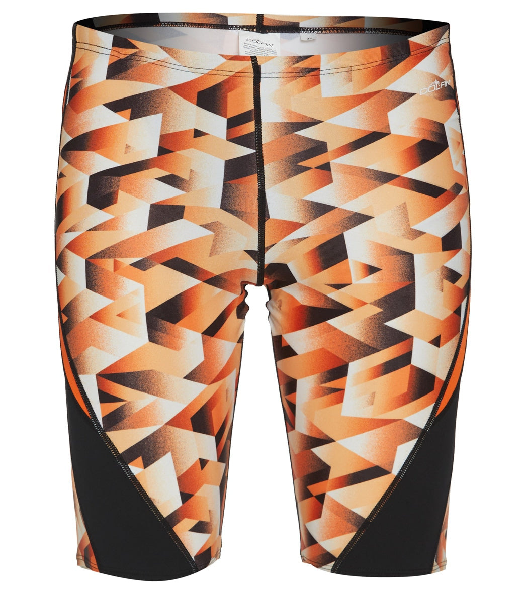 Dolfin Men's Reliance Molten Print Spliced Jammer Swimsuit