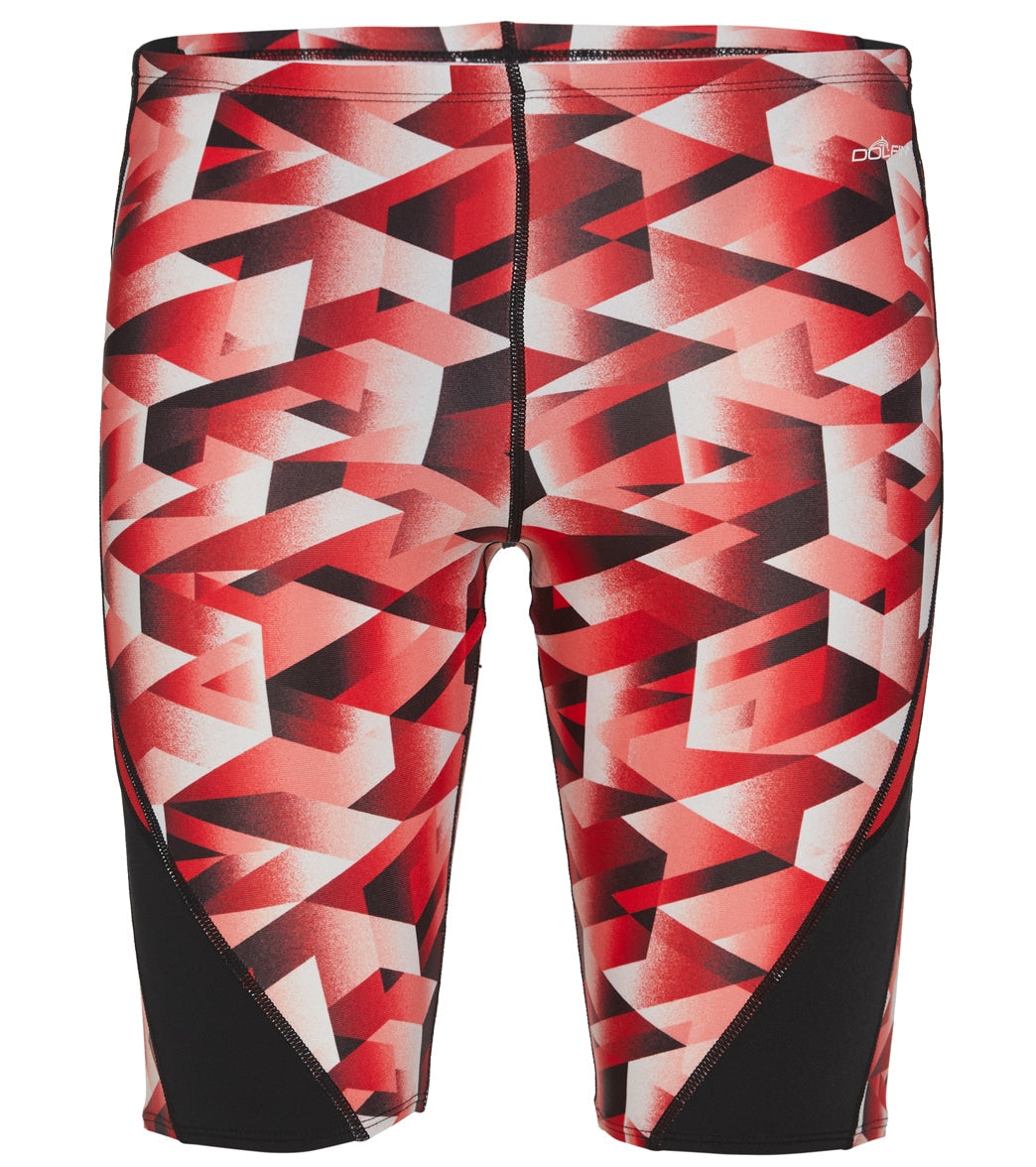 Dolfin Men's Reliance Molten Print Spliced Jammer Swimsuit