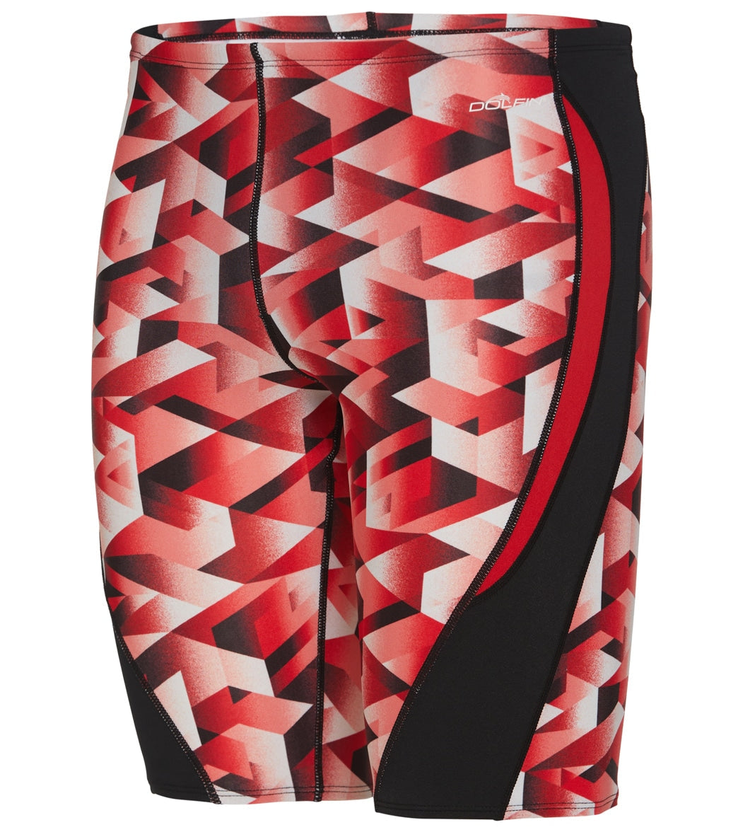 Dolfin Men's Reliance Molten Print Spliced Jammer Swimsuit
