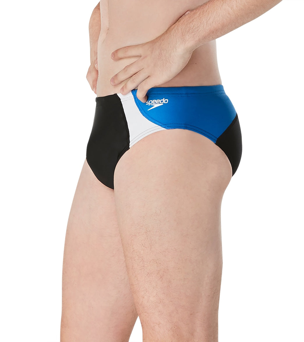 Speedo Vibe Men's Dual Colorblock One Brief Swimsuit