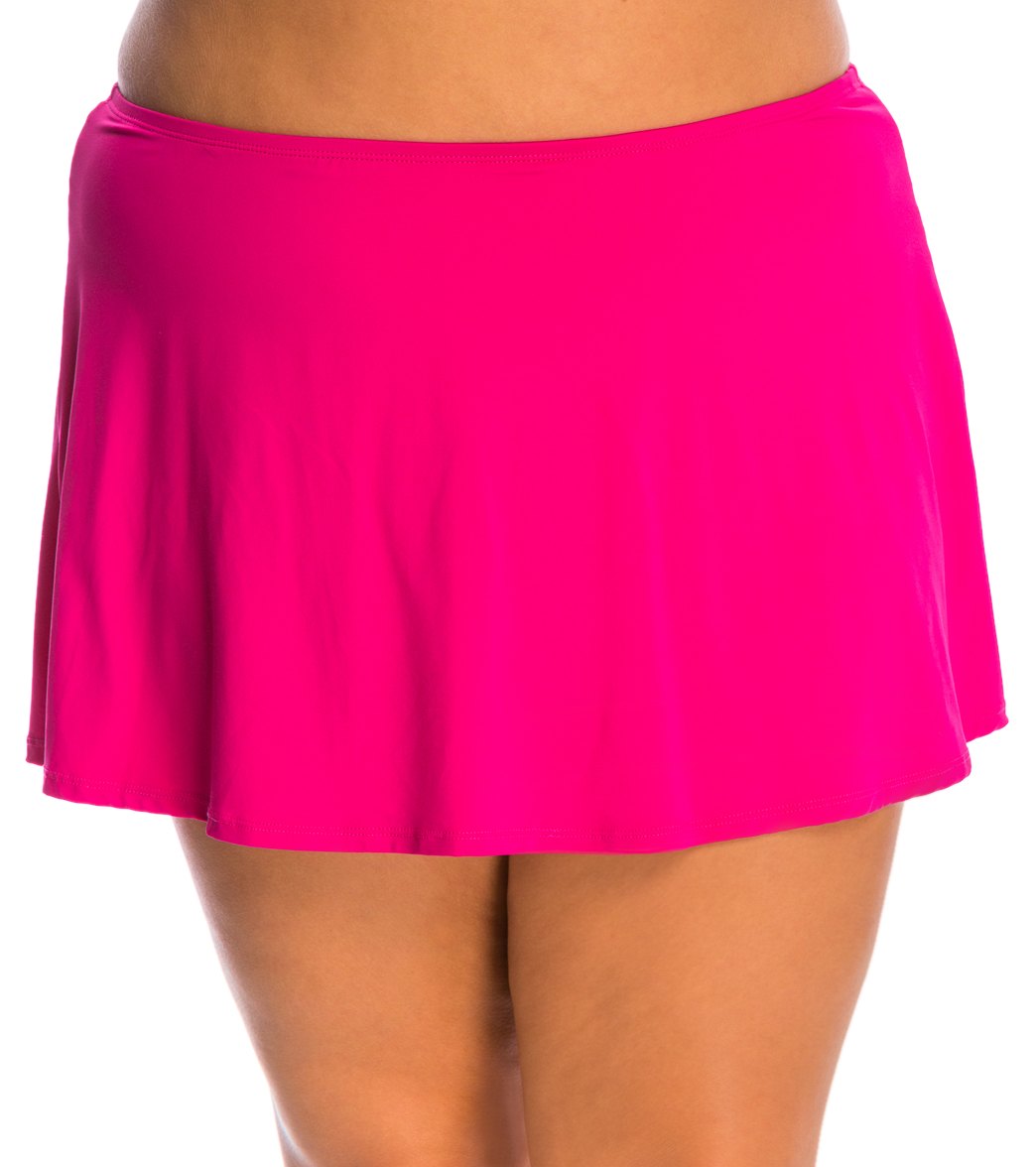 Beach House Plus Size Solid Charlotte Swim Skirt