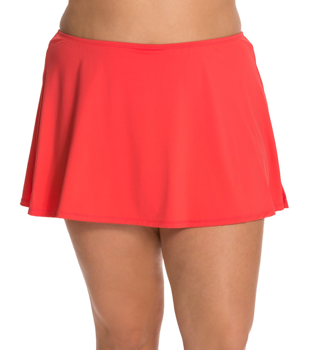 Beach House Plus Size Solid Charlotte Swim Skirt