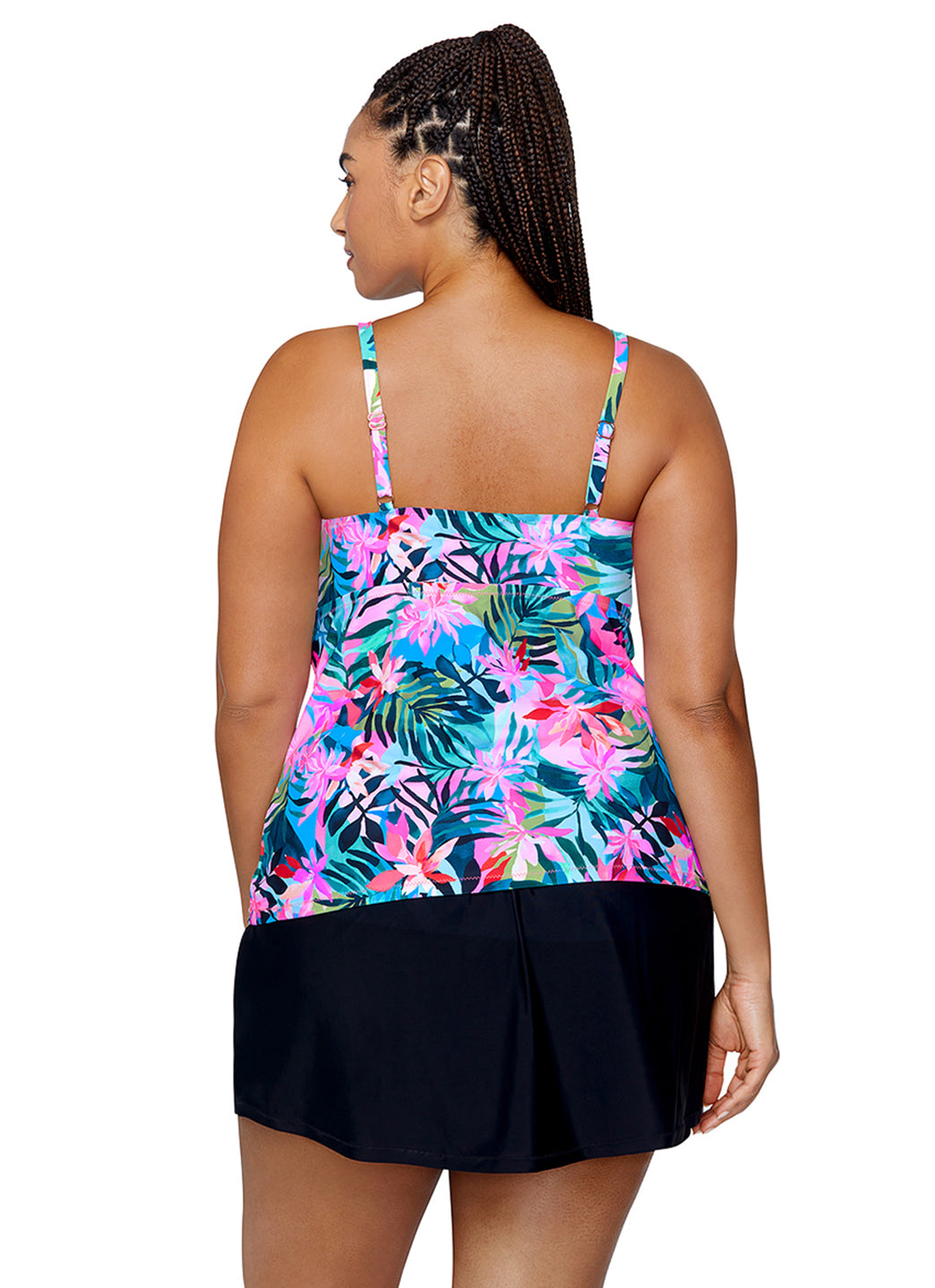 Raisins Women's Tranquilo Solids Bravo Plus Size Swim Skirt
