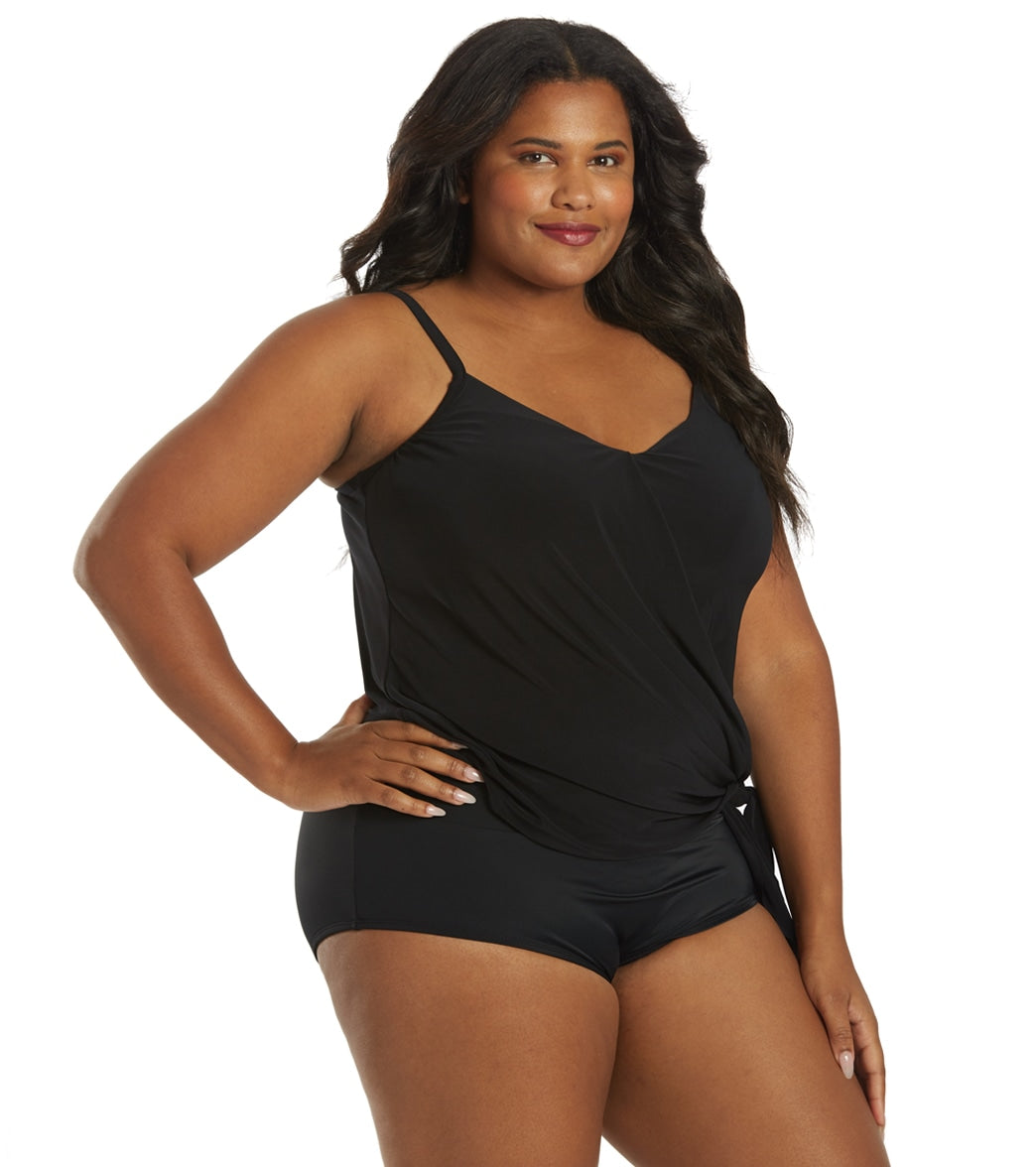 Magicsuit by Miraclesuit Plus Size Alex Tankini Top
