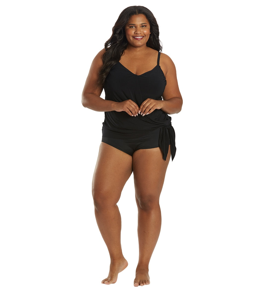Magicsuit by Miraclesuit Plus Size Alex Tankini Top