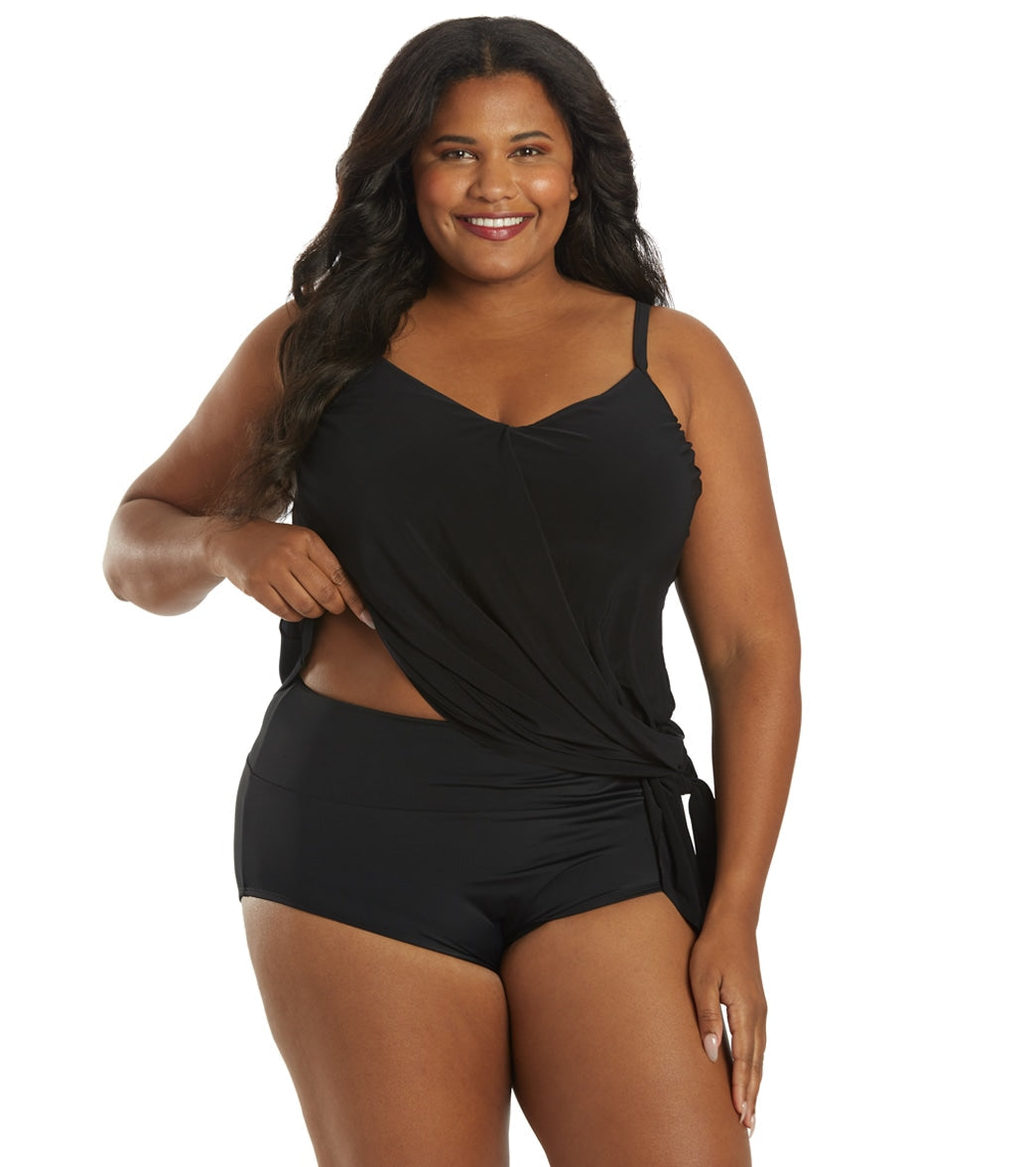 Magicsuit by Miraclesuit Plus Size Alex Tankini Top