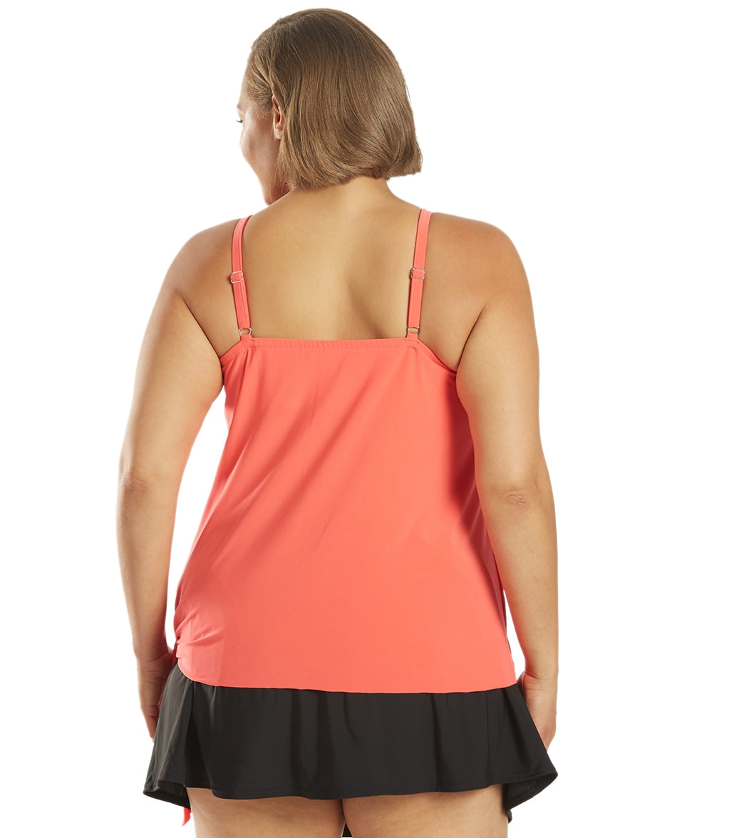 Magicsuit by Miraclesuit Plus Size Alex Tankini Top
