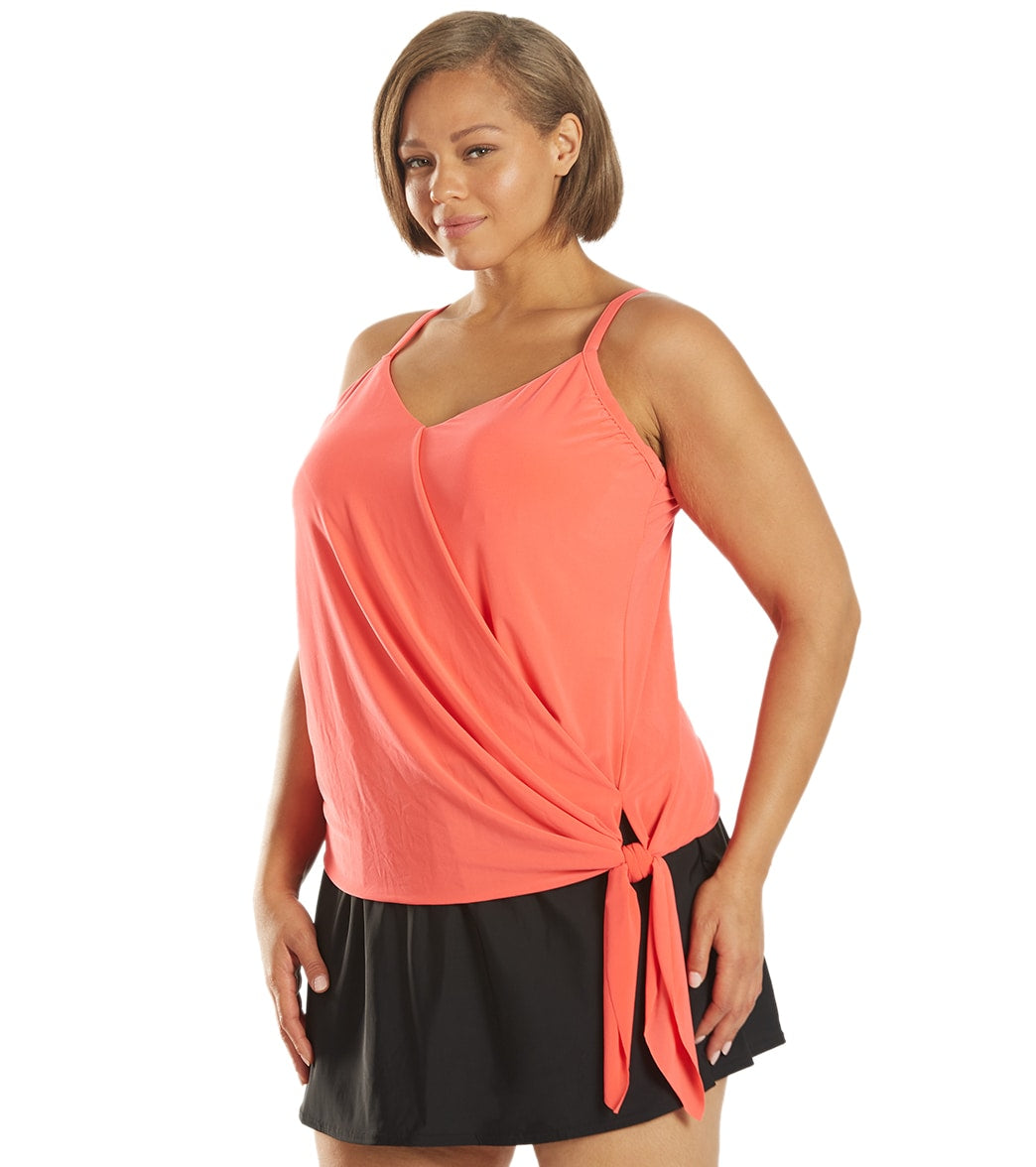 Magicsuit by Miraclesuit Plus Size Alex Tankini Top