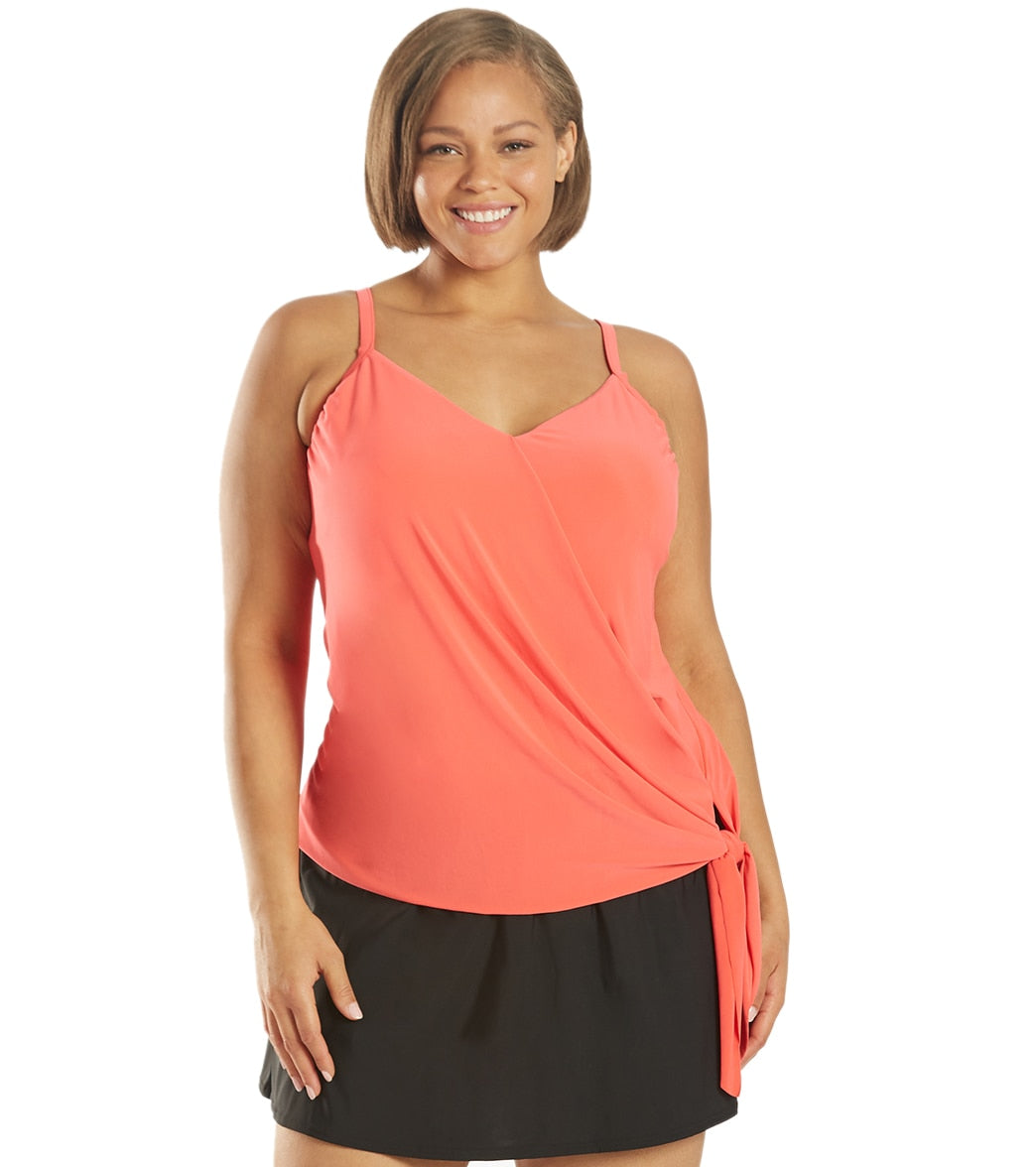 Magicsuit by Miraclesuit Plus Size Alex Tankini Top