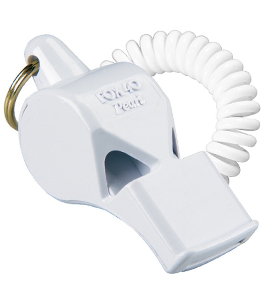 Fox 40 Pearl Lifeguard Whistle with Flex Coil