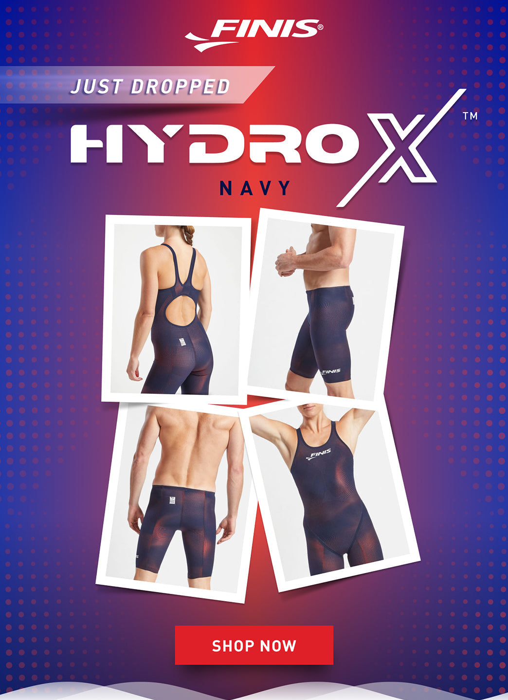 FINIS Women's HydroX Openback Kneeskin Tech Suit Swimsuit