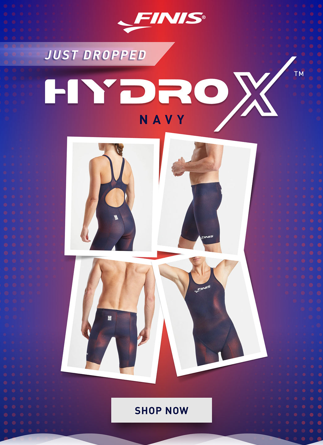 FINIS Women's HydroX Openback Kneeskin Tech Suit Swimsuit