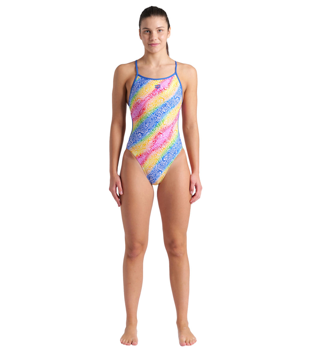 Arena Women's Pride Lace Back One Piece Swimsuit