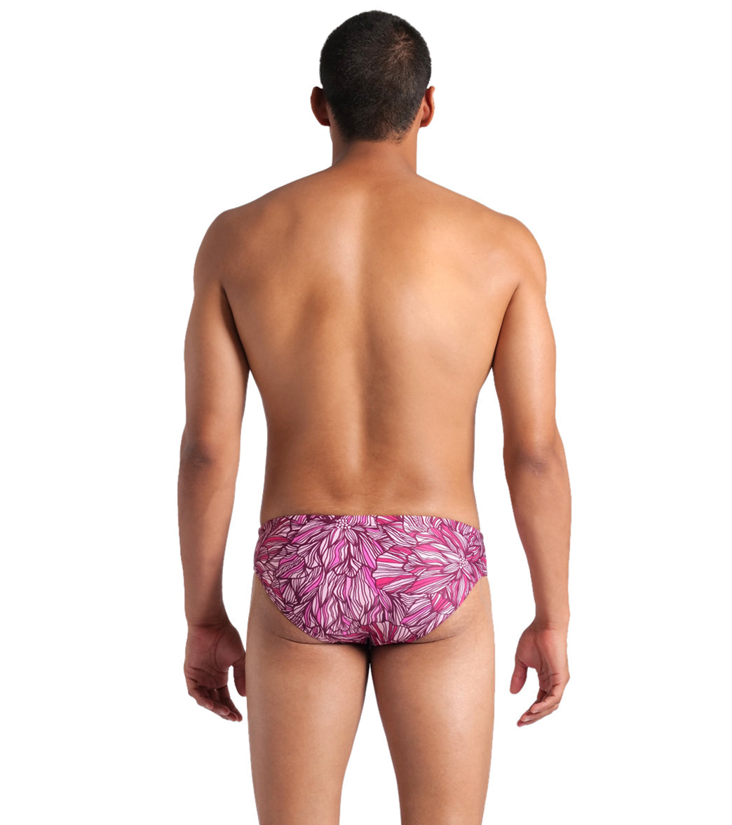 Arena Men's Pink Dahlia Brief Swimsuit