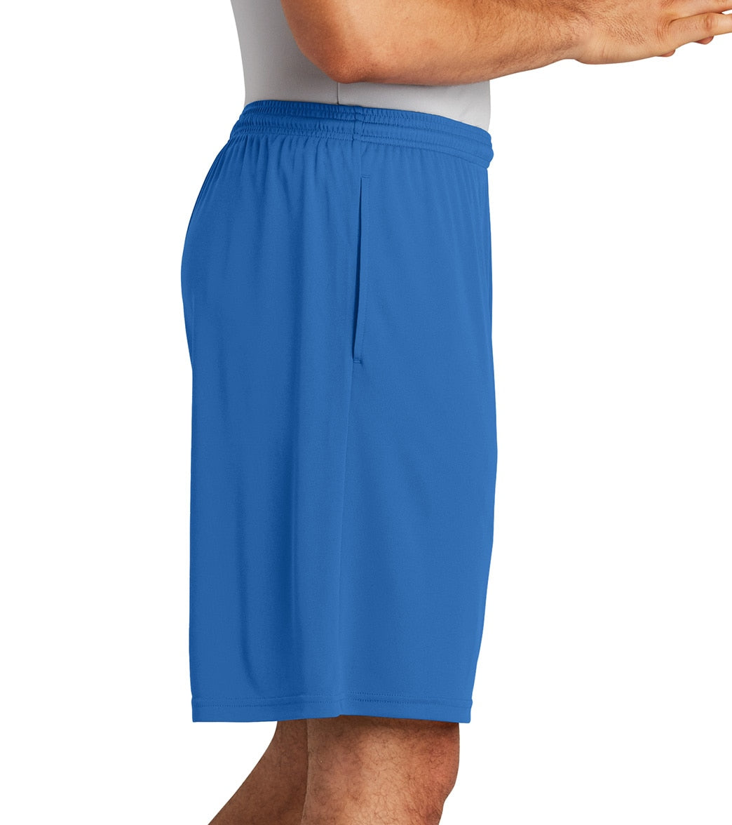 SwimOutlet Men's Sport-Tek® PosiCharge® Competitorâ„?Pocketed Short