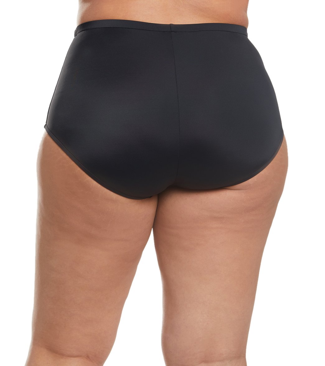 Maxine Plus Size Solids Full Bikini Bottom