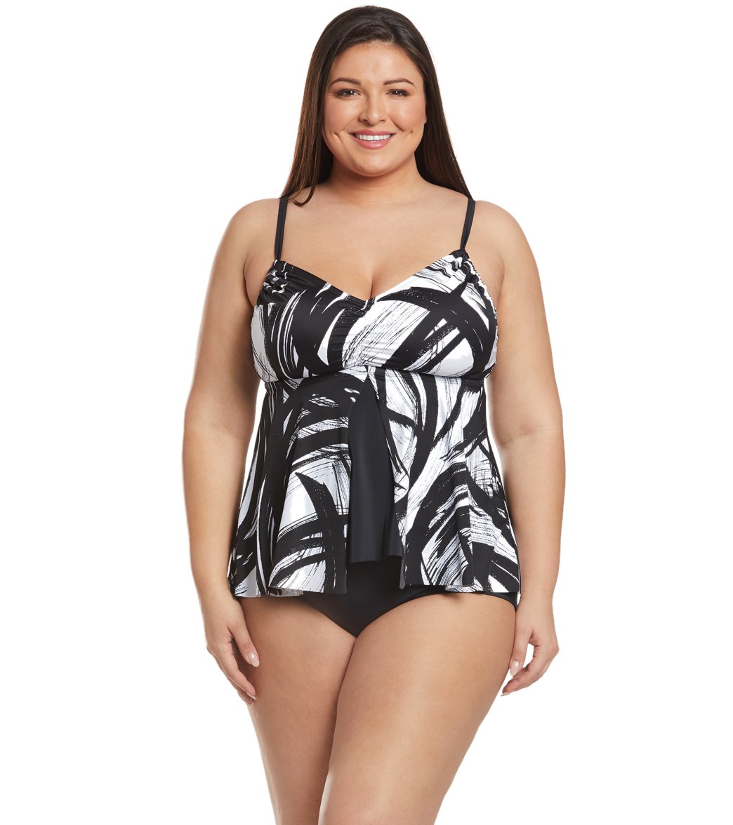 Maxine Plus Size Solids Full Bikini Bottom