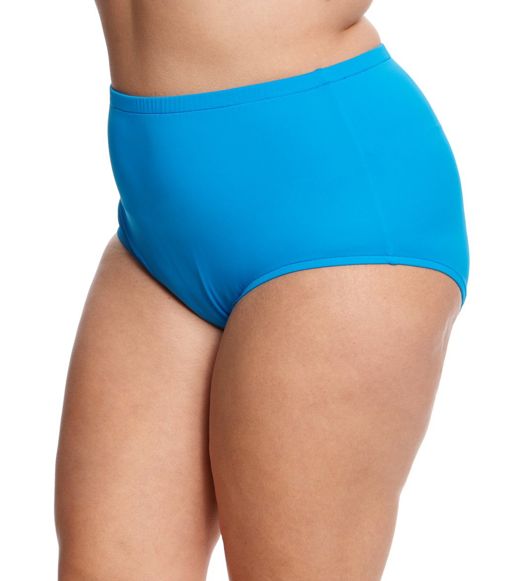 Maxine Plus Size Solids Full Bikini Bottom
