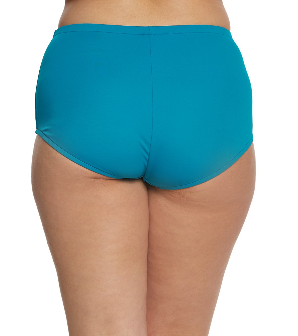Maxine Plus Size Solids Full Bikini Bottom