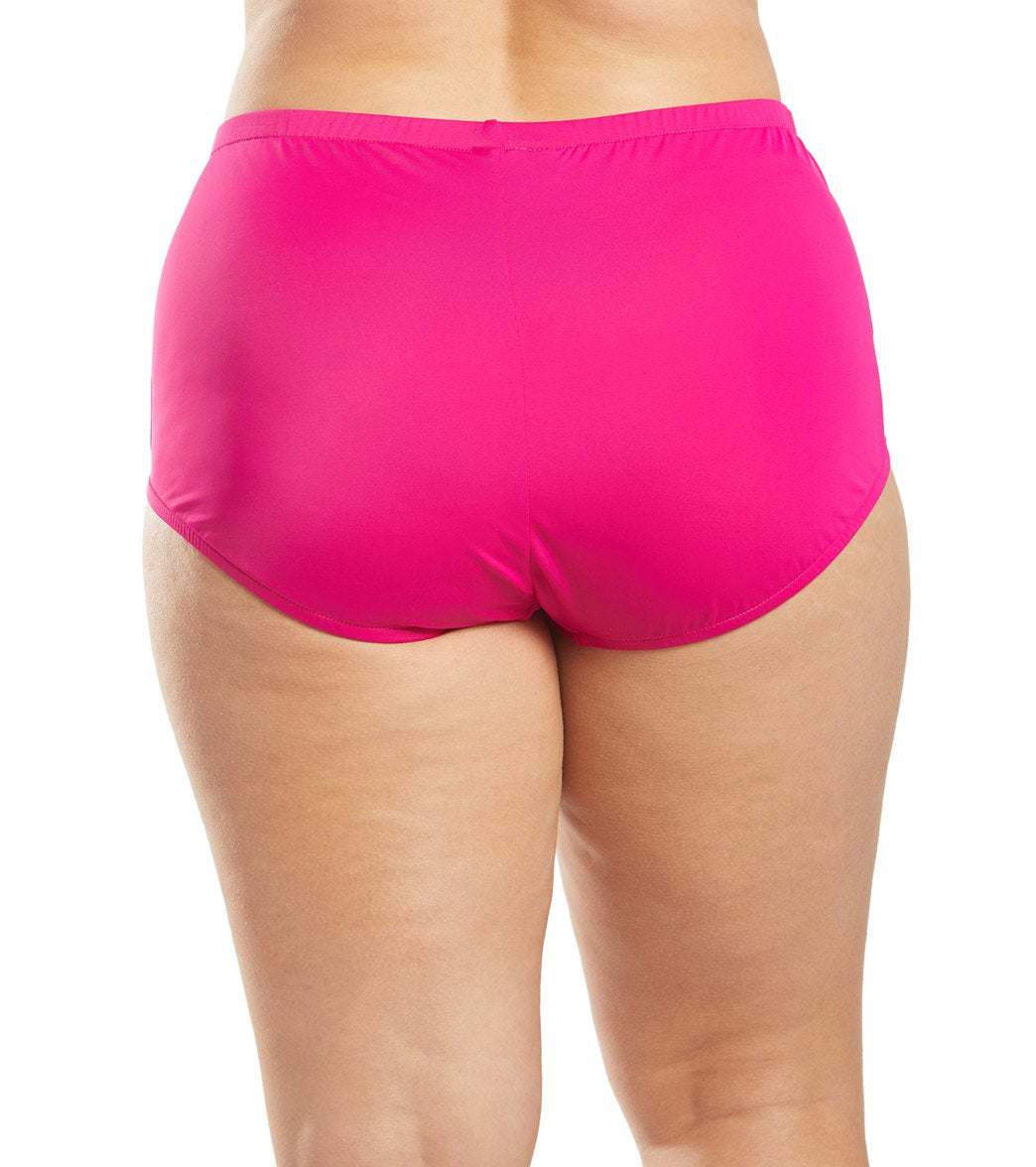 Maxine Plus Size Solids Full Bikini Bottom
