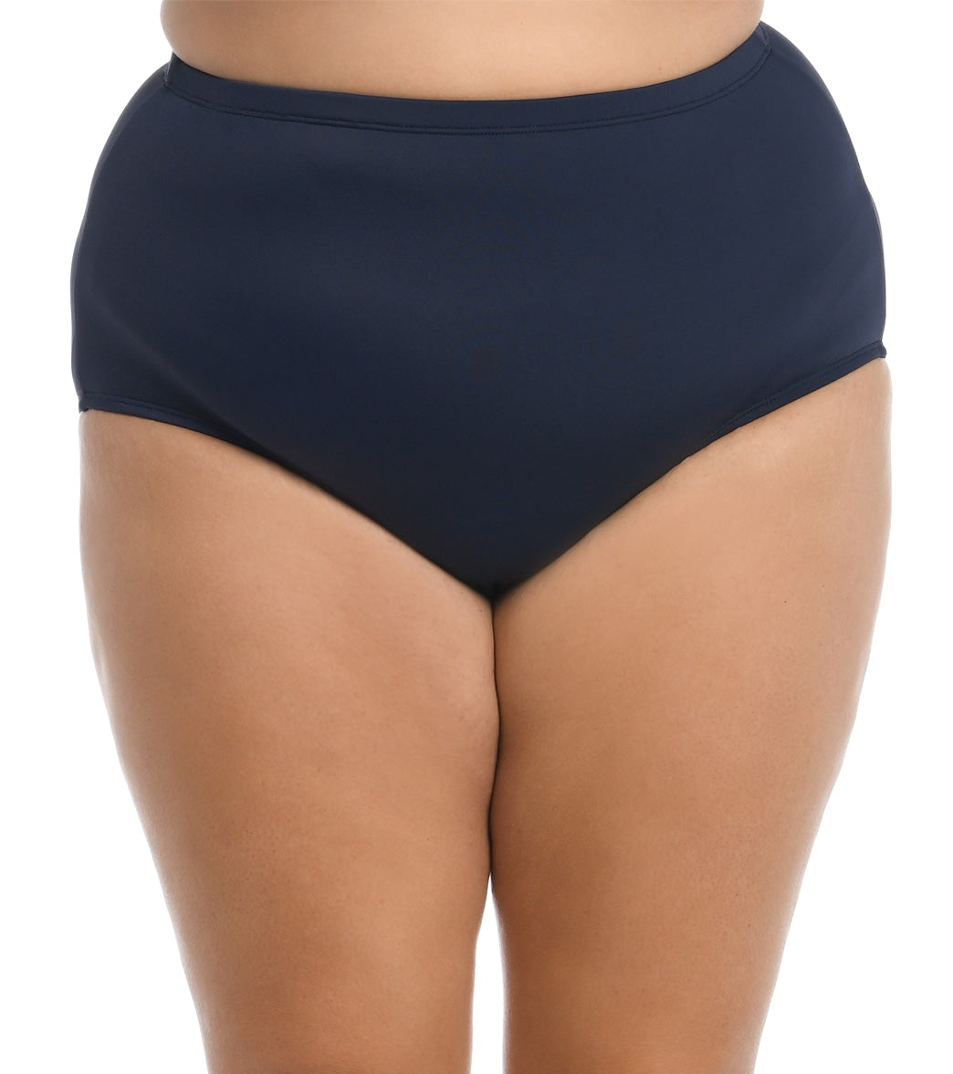 Maxine Plus Size Solids Full Bikini Bottom