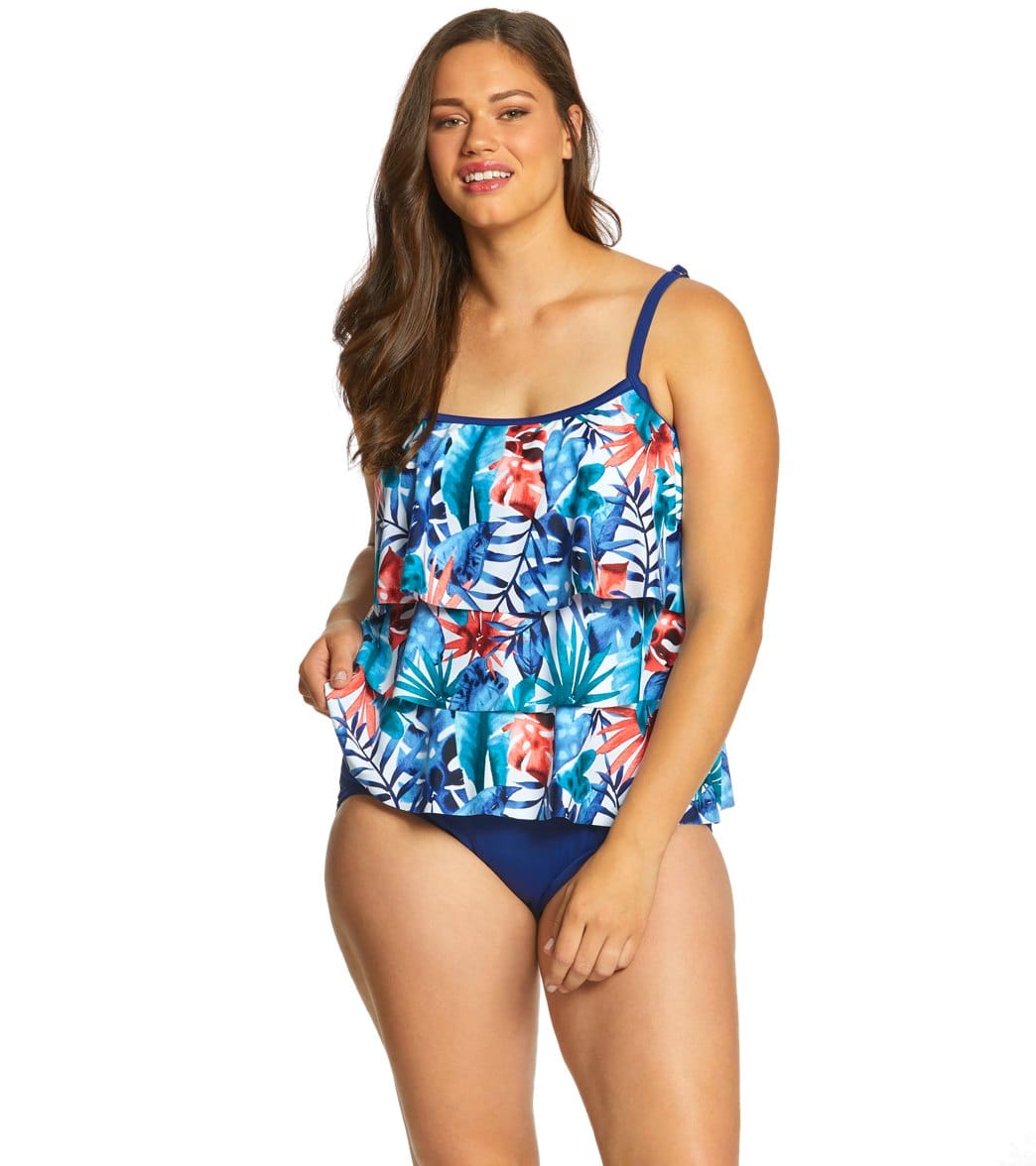 Maxine Plus Size Solids Full Bikini Bottom