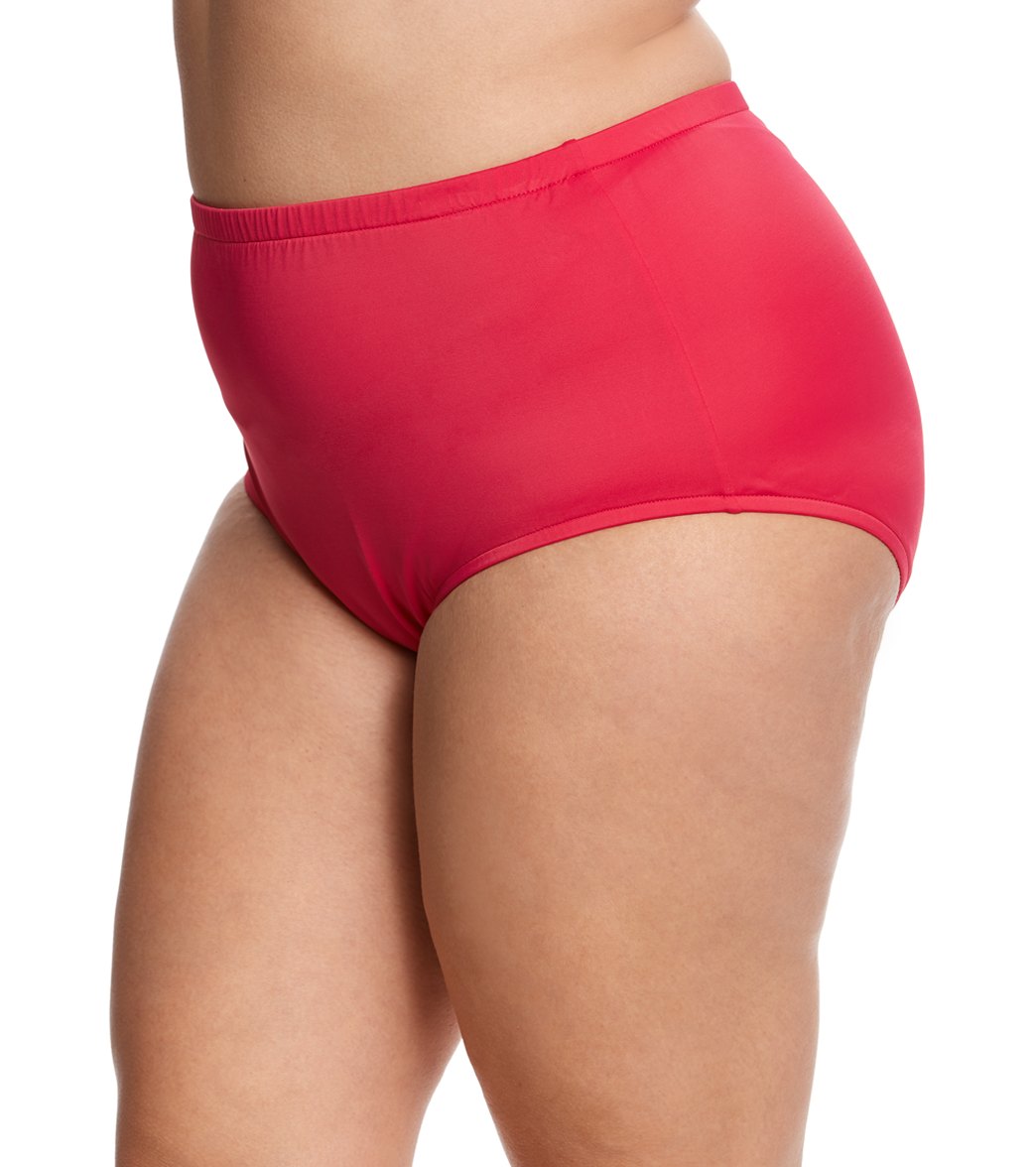Maxine Plus Size Solids Full Bikini Bottom