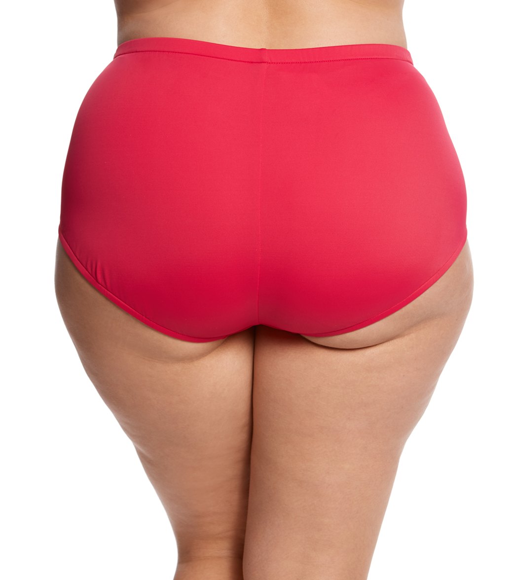 Maxine Plus Size Solids Full Bikini Bottom