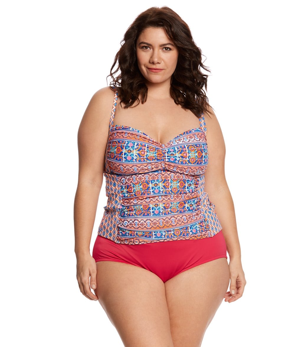 Maxine Plus Size Solids Full Bikini Bottom