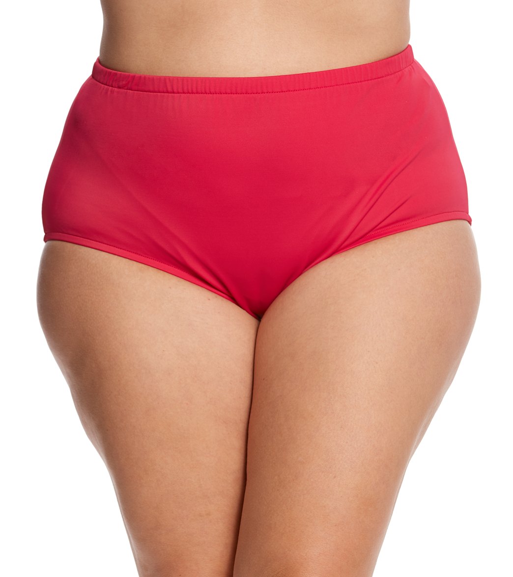 Maxine Plus Size Solids Full Bikini Bottom