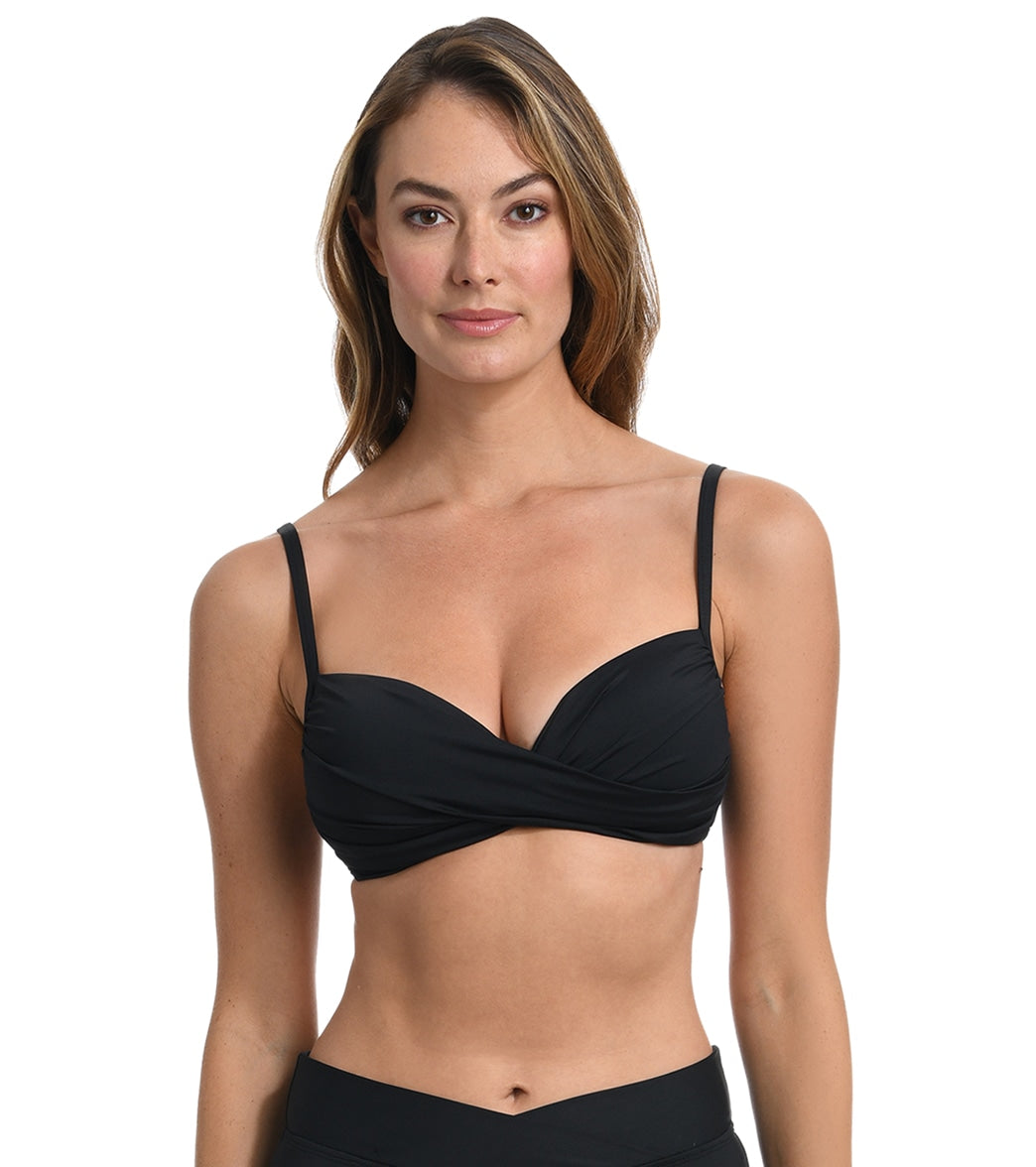La Blanca Women's Island Goddess Wrap Bikini Top