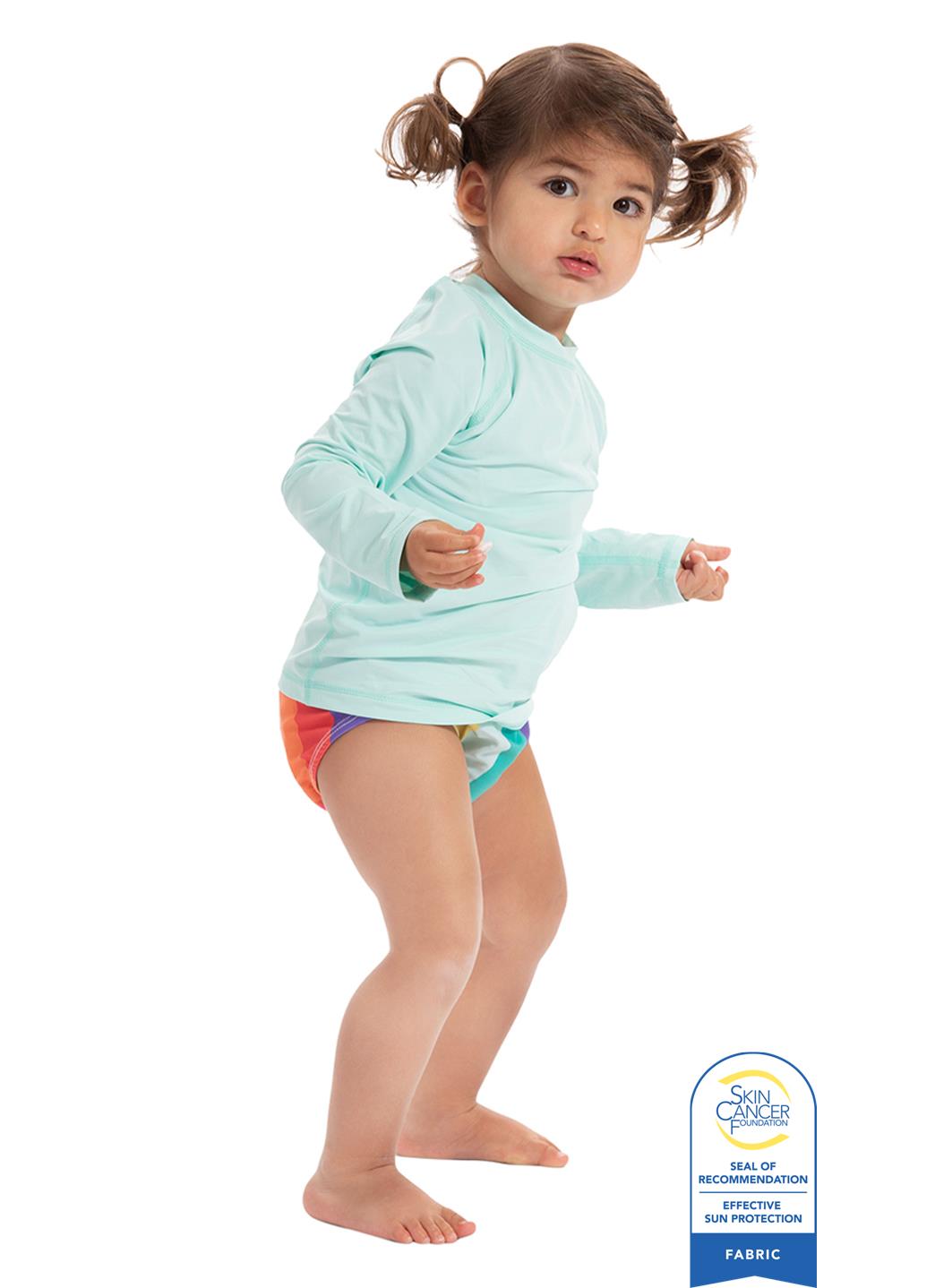 Bloq UV Youth Crew Neck Long Sleeve UPF 50 Swim Shirt