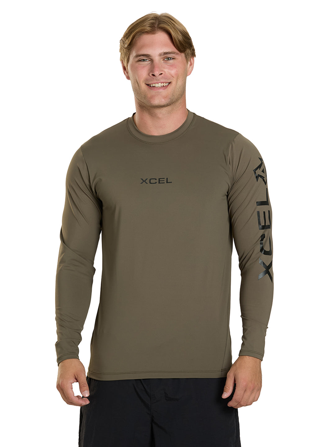 Xcel Men's Premium Stretch Relaxed Fit Long Sleeve UV
