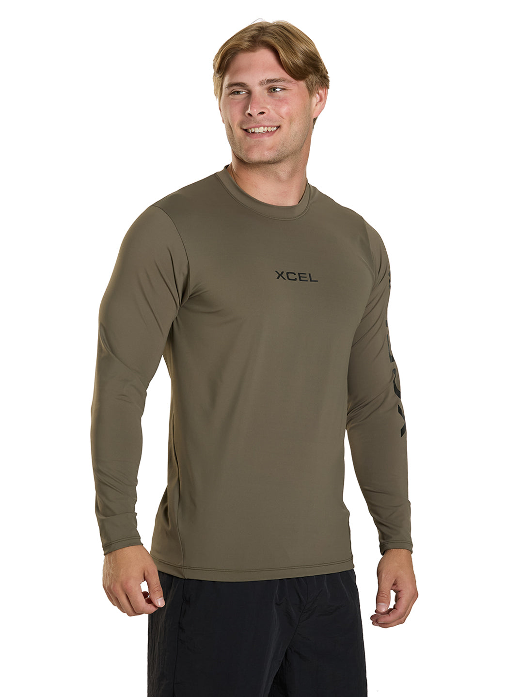 Xcel Men's Premium Stretch Relaxed Fit Long Sleeve UV