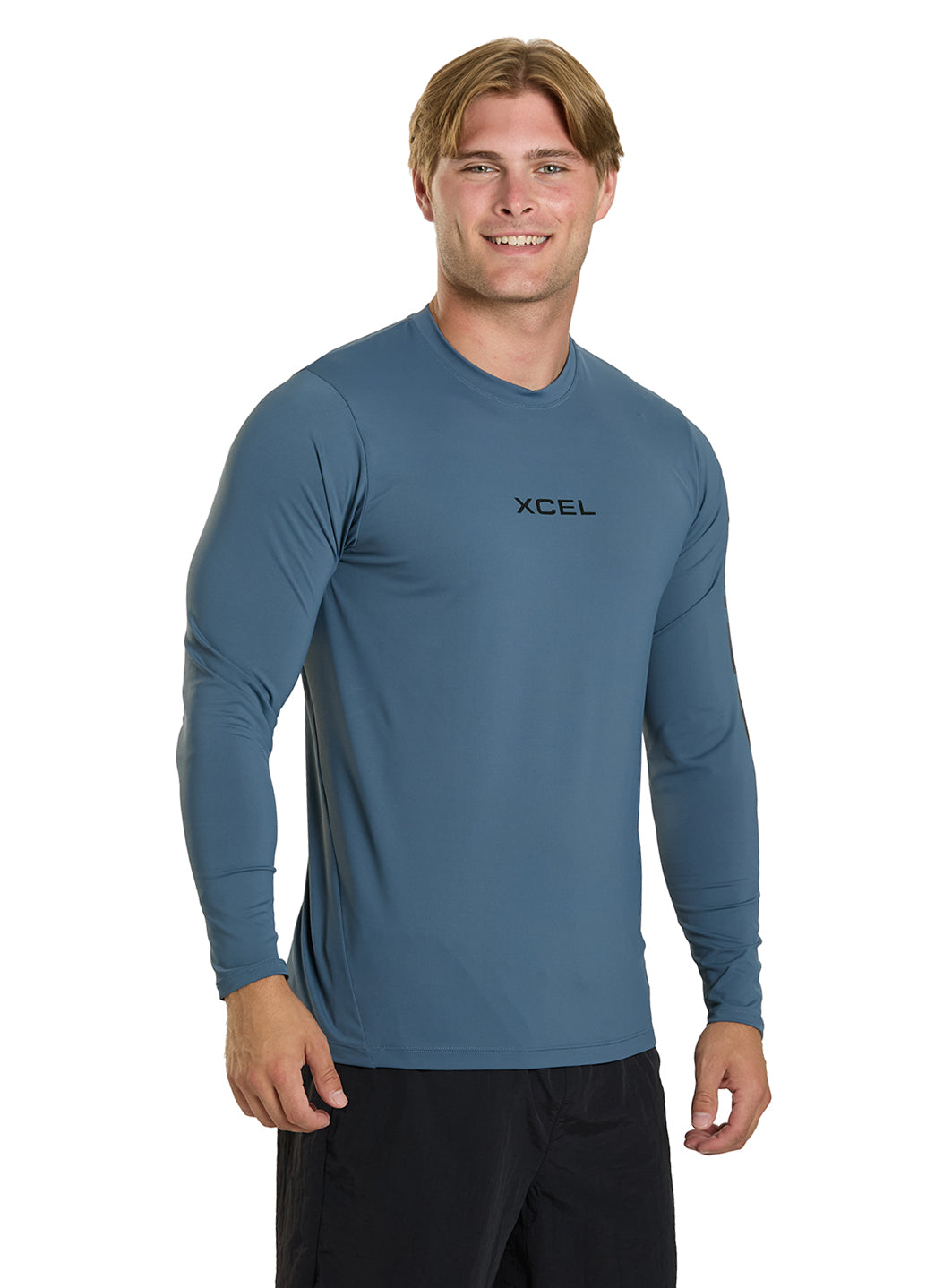 Xcel Men's Premium Stretch Relaxed Fit Long Sleeve UV