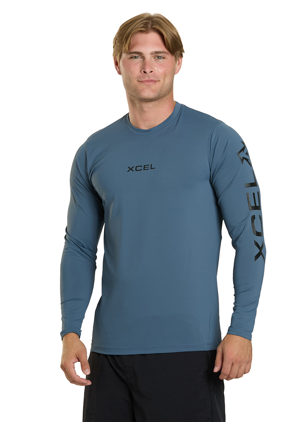 Xcel Men's Premium Stretch Relaxed Fit Long Sleeve UV