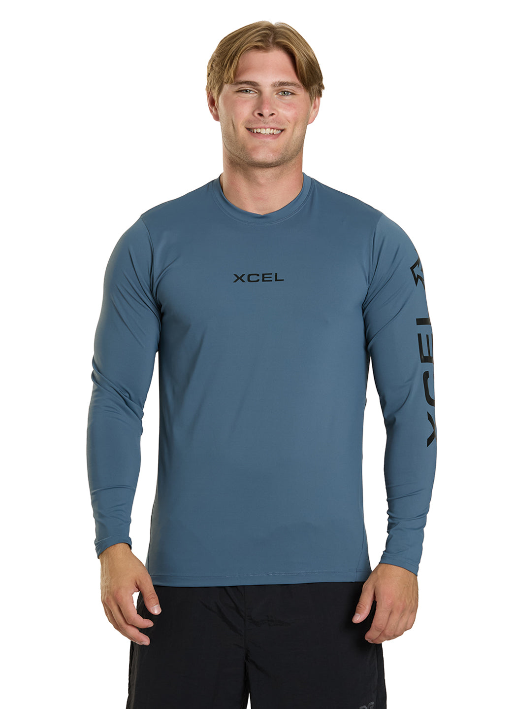 Xcel Men's Premium Stretch Relaxed Fit Long Sleeve UV