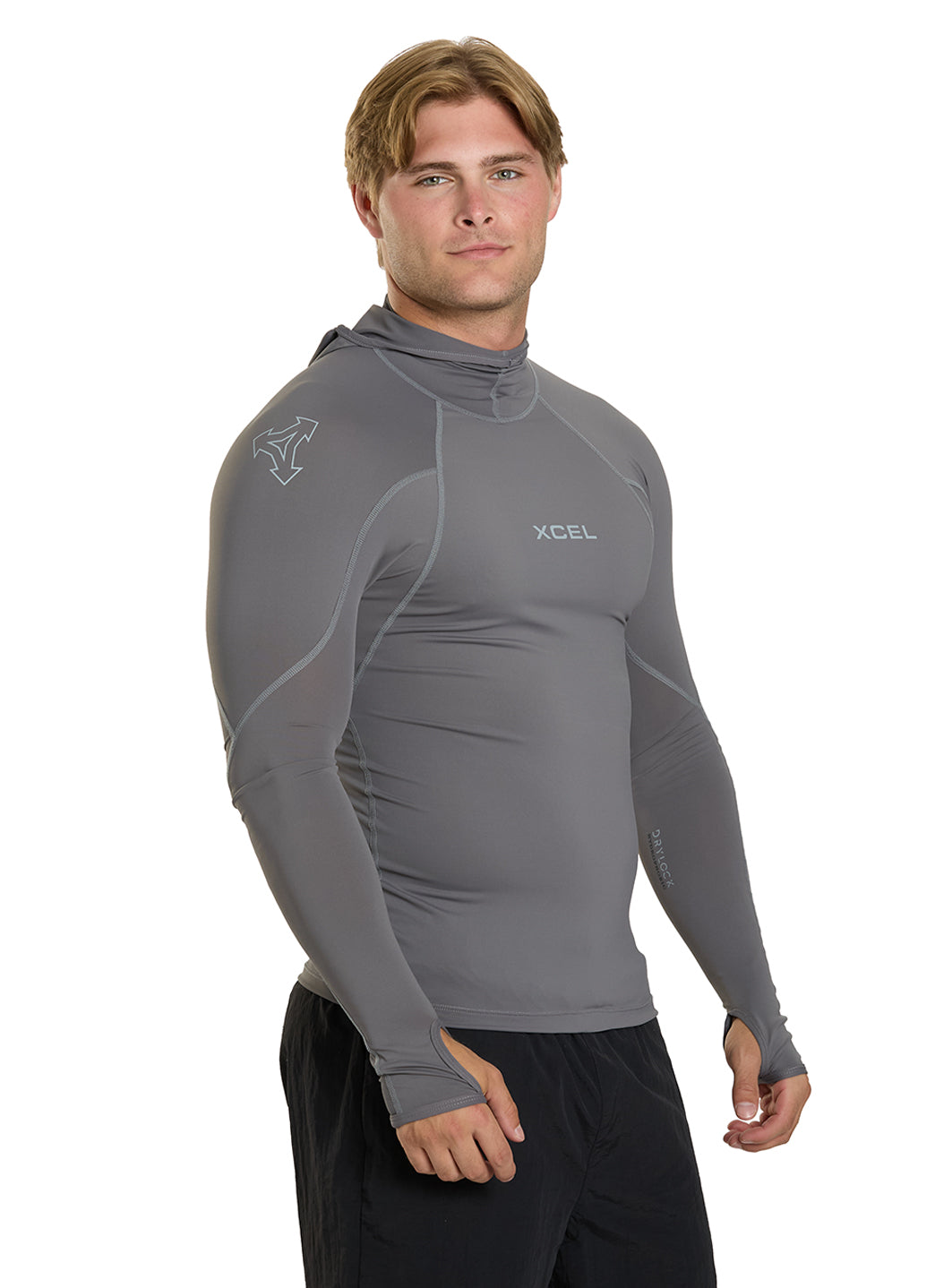 Xcel Men's Drylock Hydrophobic Long Sleeve Hoodie