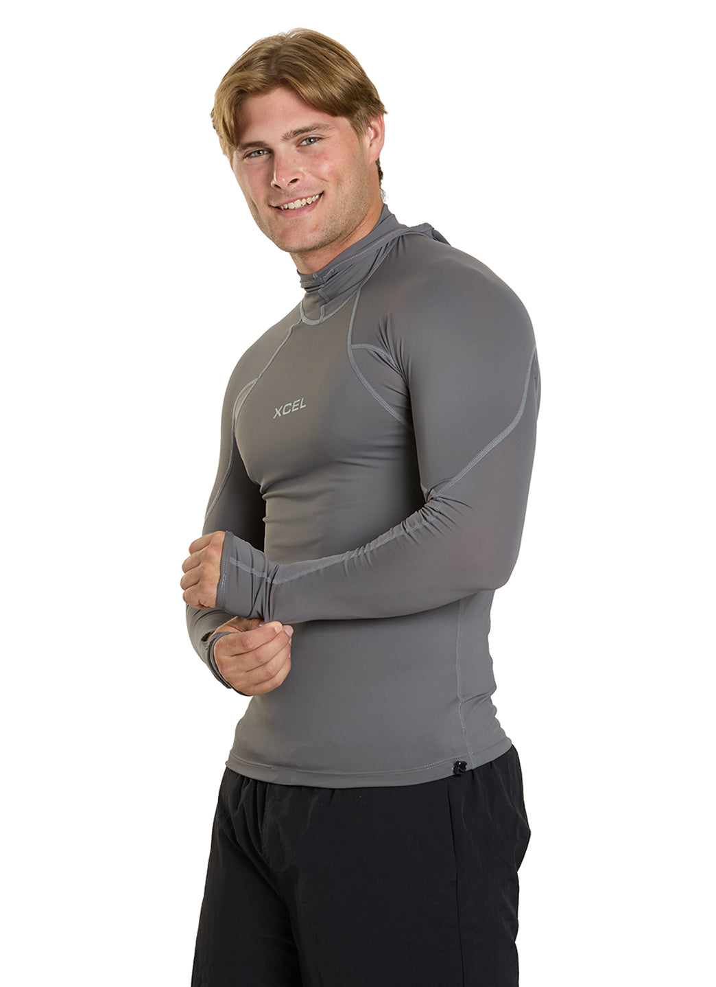 Xcel Men's Drylock Hydrophobic Long Sleeve Hoodie