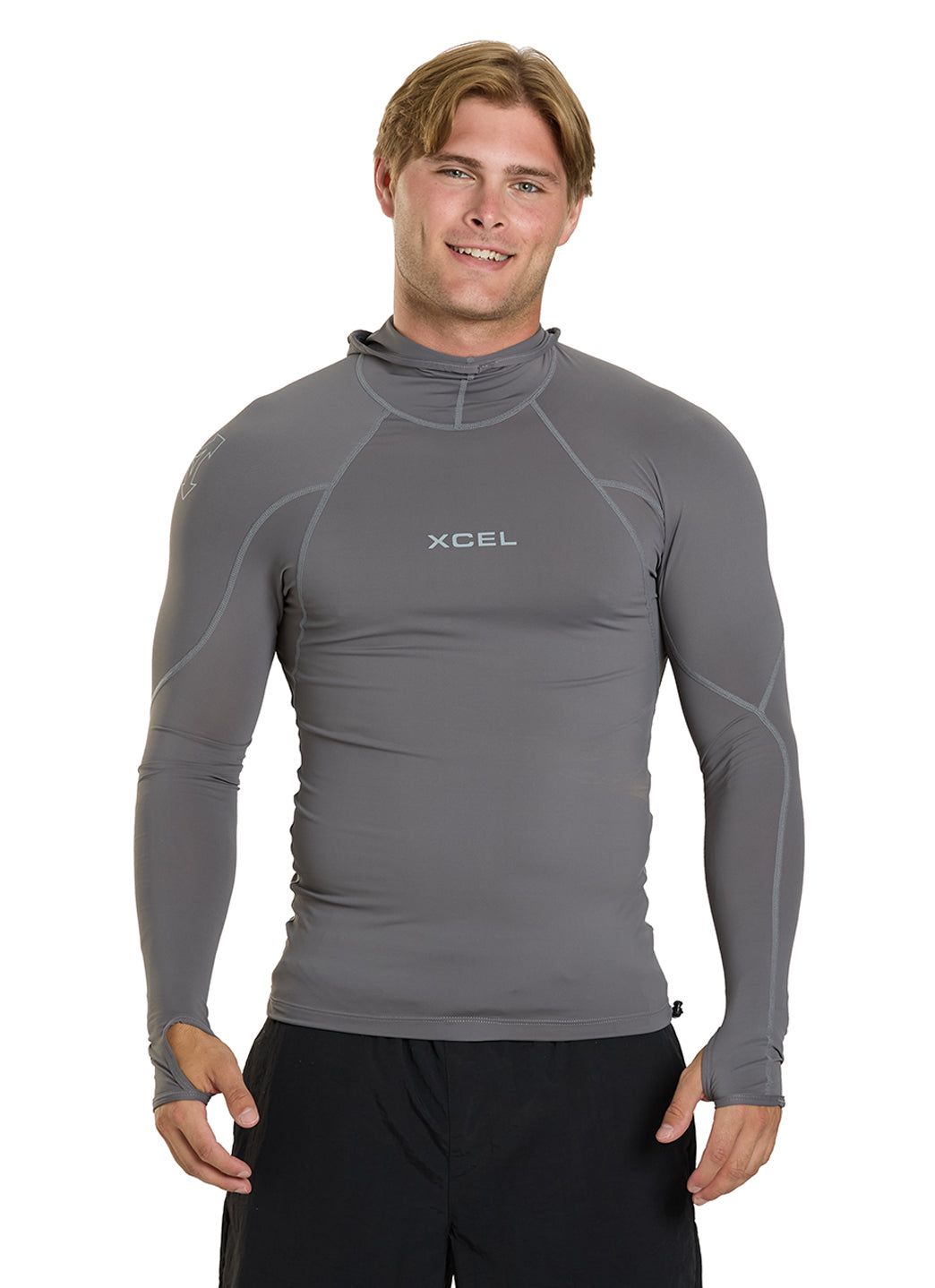 Xcel Men's Drylock Hydrophobic Long Sleeve Hoodie