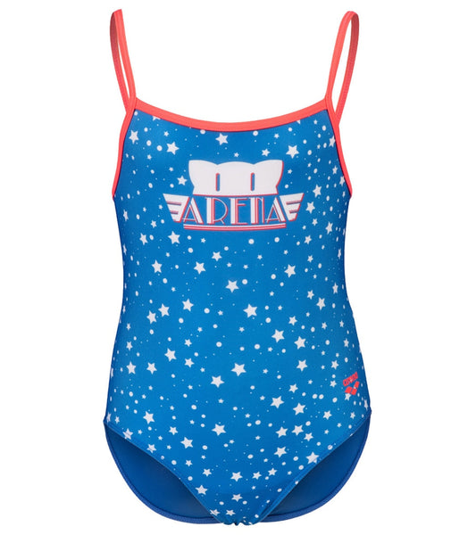 Arena Girls' Arena Friends U Back One Piece Swimsuit (Toddler, Little Kid)