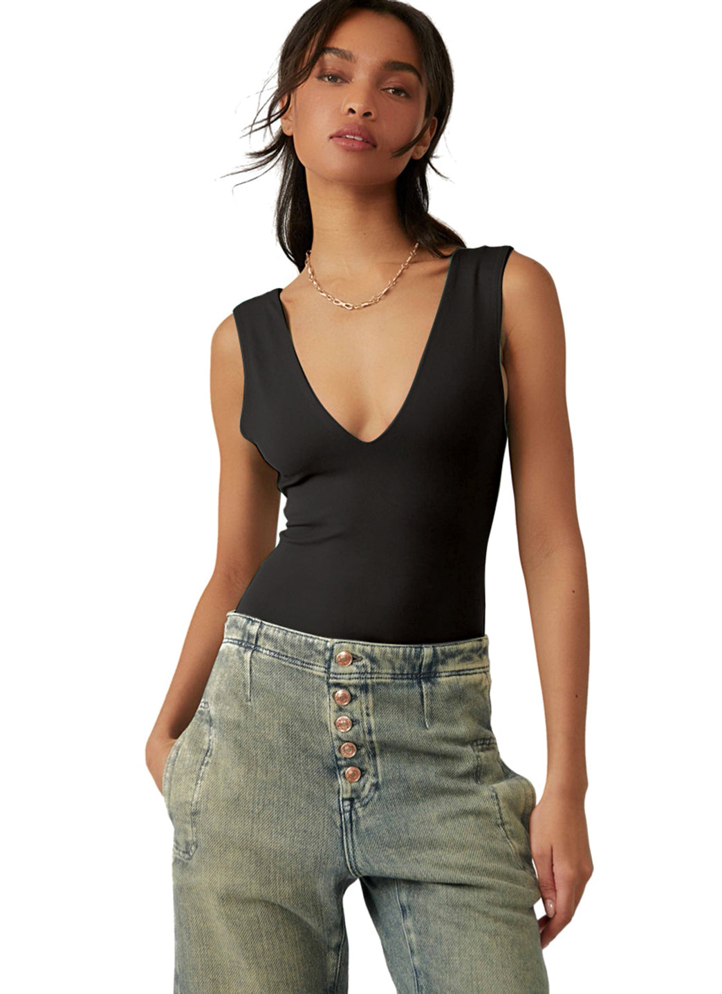 Free People Keep It Sleek Bodysuit