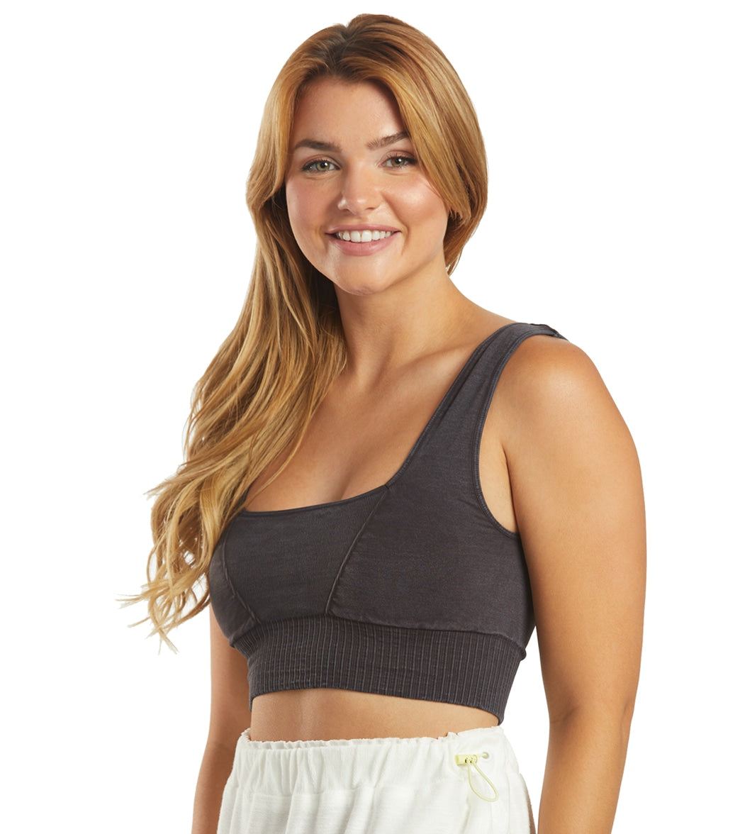 Free People Good Karma Square Neck Sports Bra