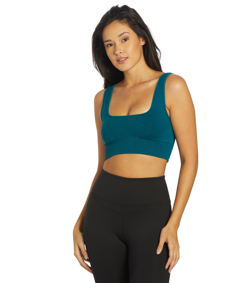 Free People Good Karma Square Neck Sports Bra